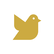 White round Twitter Logo with gold bird - links to Le Pavillon's Twitter page - private event venues - lafayette louisiana