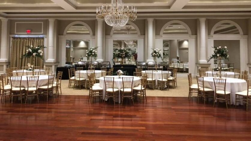 image of the Grand Ballroom decorated for a wedding - reception venues - lafayette la - le pavillon