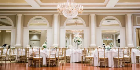 Image of the Grand Ballroom decorated for a wedding reception - wedding receptions - lafayette louisiana