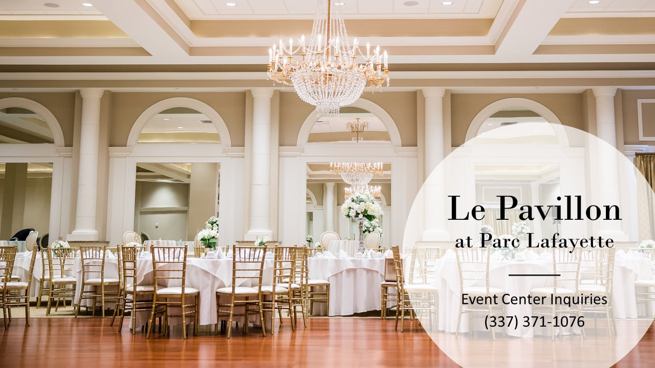 Image of the Grand Ballroom decorated for a wedding - Wedding Reception Venues - Lafayette La - Le Pavillon